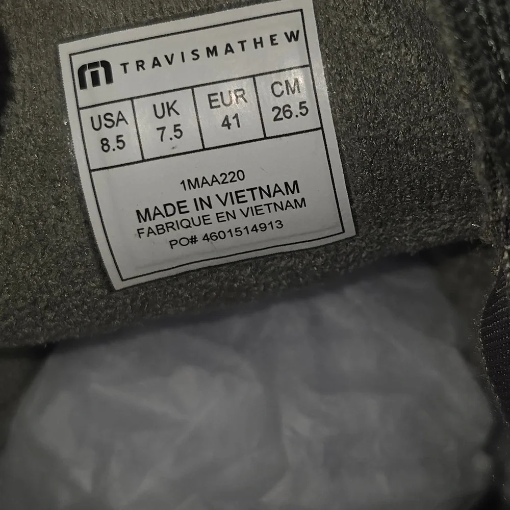 NWOB TravisMathew The Daily Lite Golf Shoes Olive Green Spikeless Knit Men's 8.5